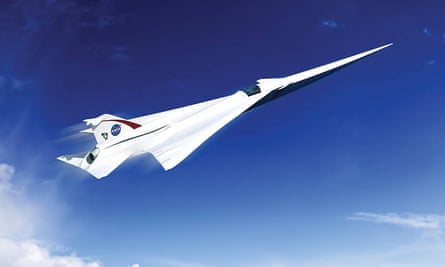 Artist’s impression of a possible ‘quiet supersonic transport’ (QueSST) plane.
