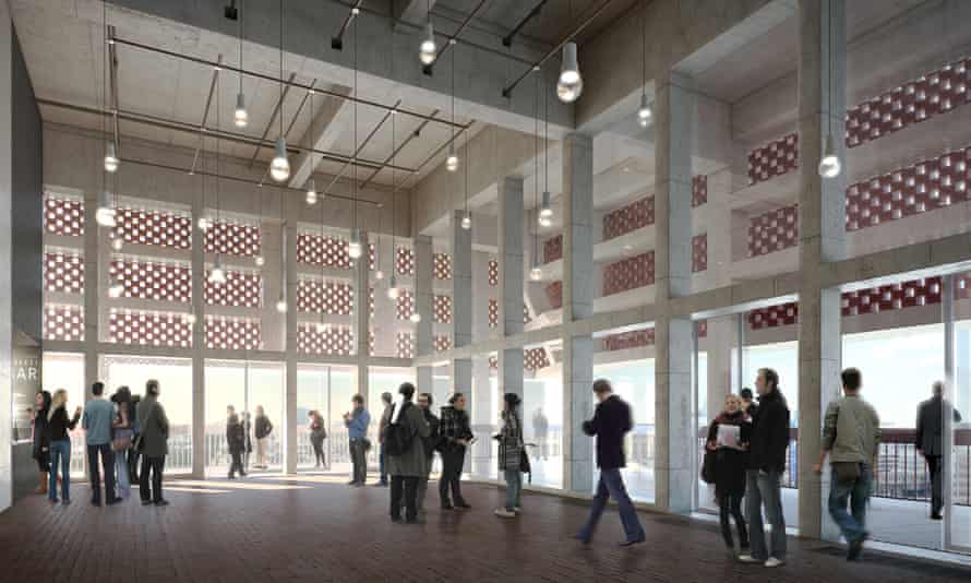 An artist’s impression of inside the Switch House, due to open on 17 June.