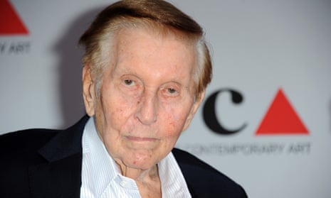 Sumner Redstone in 2013. His empire included Viacom and CBS and he was famous for his catchphrase ‘content is king’.
