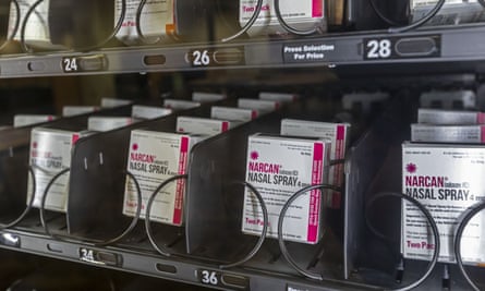 A Narcan (naloxone) vending machine.