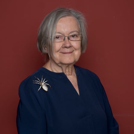 Lady Brenda Hale with spider brooch