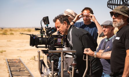 Matteo Garrone on the set of Io Capitano