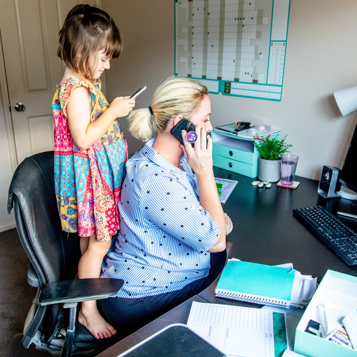 Only 13 Of Uk Working Parents Want To Go Back To The Old Normal World News The Guardian