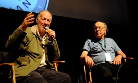Werner Herzog and Luddy at Telluride, 2009.