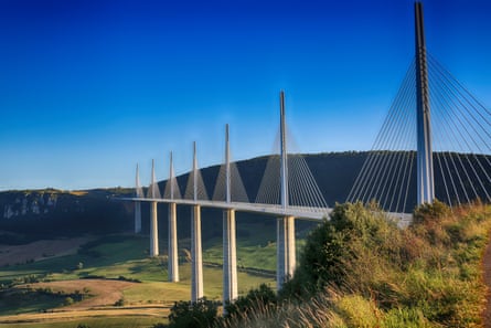 The Millau viaduct in France.
