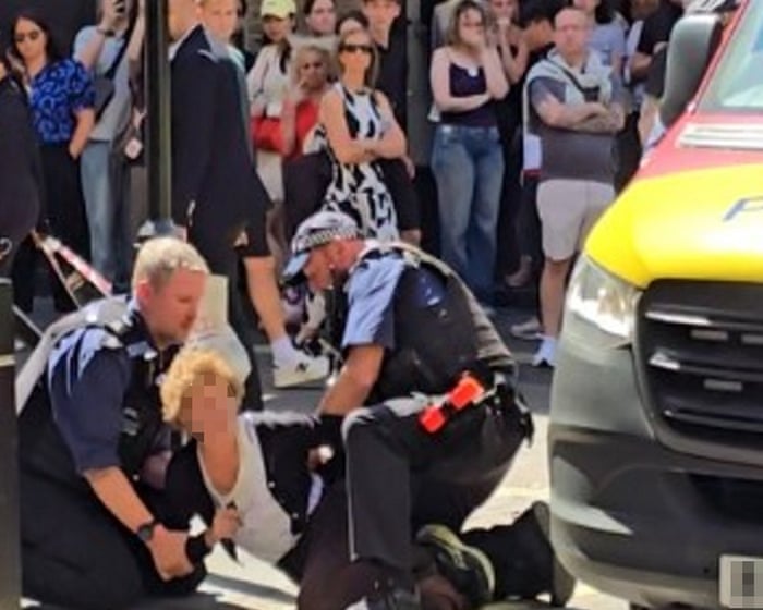 Woman arrested after four men stabbed in Covent Garden – latest — image supplied by The Guardian UK's feed