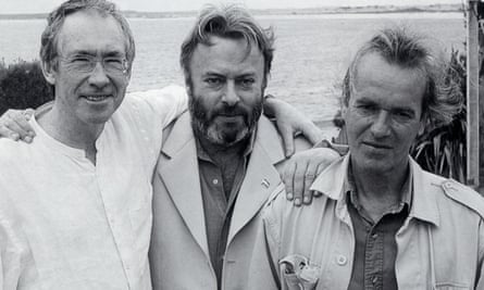 Martin Amis with Ian McEwan and Christopher Hitchens, 2004.