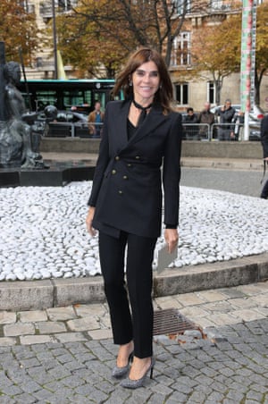 Carine Restoin-Roitfeld, who has designed a range for Uniqlo.
