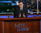 Writers’ union urges investigation into Paramount move to cancel Colbert show