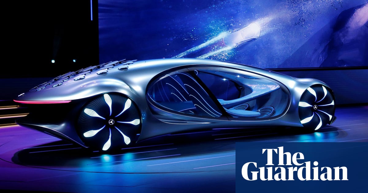 Part dinosaur, part Mars bar … its the Avatar-inspired Mercedes-Benz!