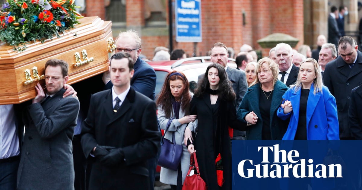 Funeral of DUP’s Christopher Stalford attended by all main parties