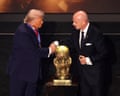 Donald Trump and Gianni Infantino file photoFile photo dated 05-12-2025 of US President Donald Trump and FIFA President Gianni Infantino. FIFA president Gianni Infantino has apologised over remarks he made about British fans and defended the decision to award a peace prize to United States president Donald Trump. Issue date: Monday February 2, 2026. PA Photo. Photo credit should read Sam Corum/PA Wire.