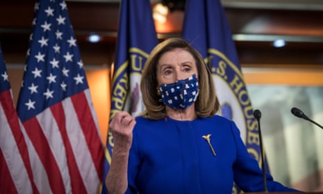Pelosi said she was concerned that Trump may embrace UK approval of a Covid vaccine.
