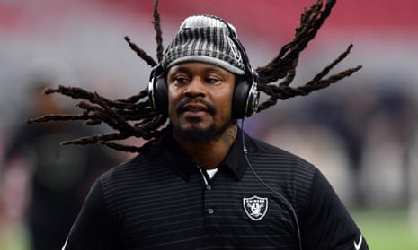 Marshawn Lynch has returned from retirement to play for his hometown Raiders