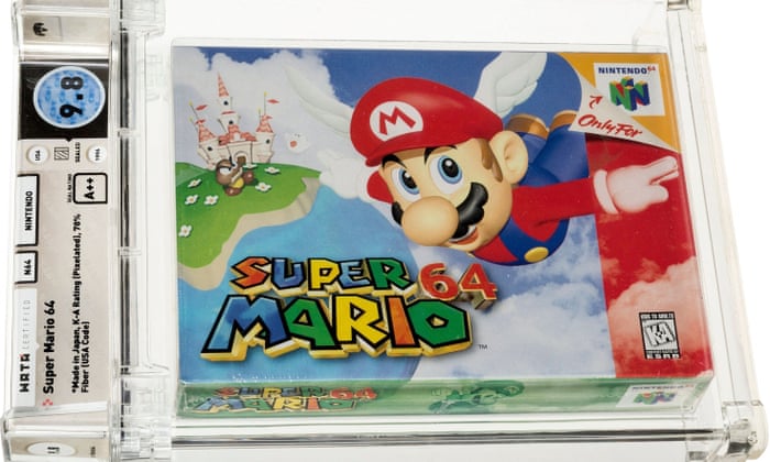 Mint Condition Super Mario 64 Game Sells For Record 1 5m Super Mario The Guardian Mint Condition Super Mario 64 Game Sells For Record 1 5m Super Mario The Guardian