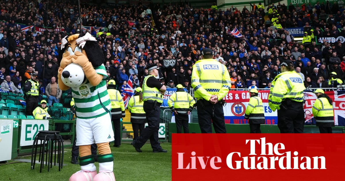 Celtic v Rangers: Scottish Premiership updates on Old Firm derby live
