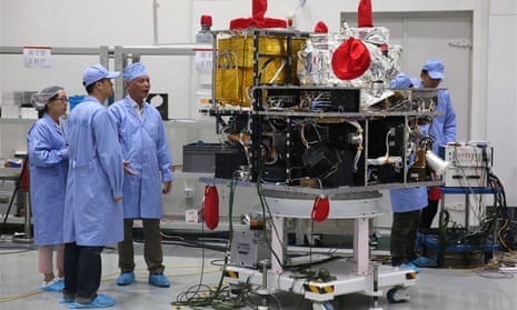 Quantum satellite at the Shanghai Engineering Centre for Microsatellites.