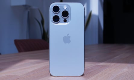 The back of the iPhone 16 Pro
