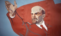 A mural of Vladimir Lenin