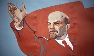 Passion for the classics … a mural of Vladimir Lenin.