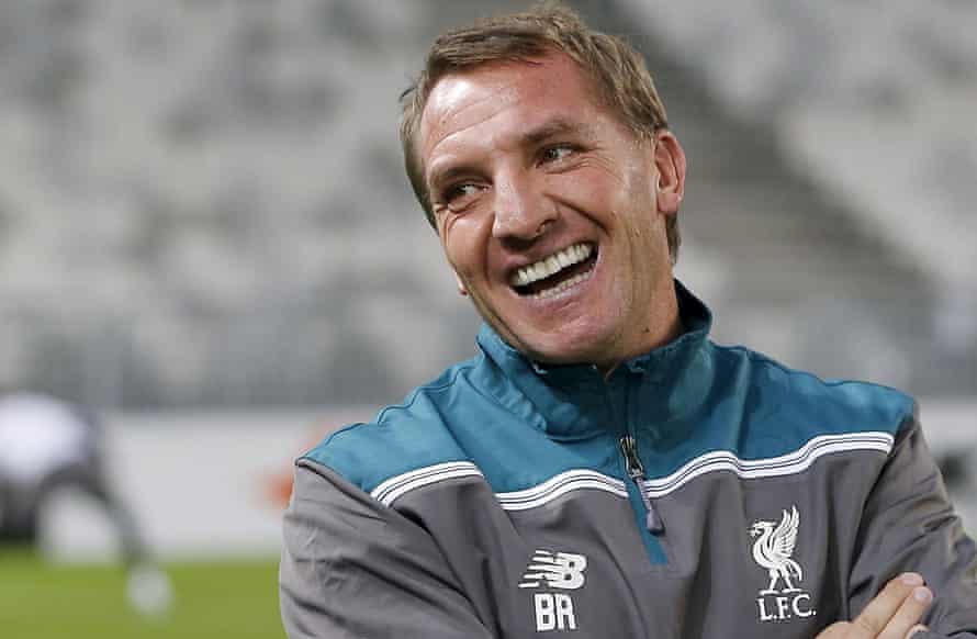 Brendan Rodgers was manager of Liverpool between 2012 and 2015
