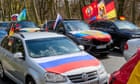 'Motorcade of shame': outrage over pro-Russia displays at Berlin rally