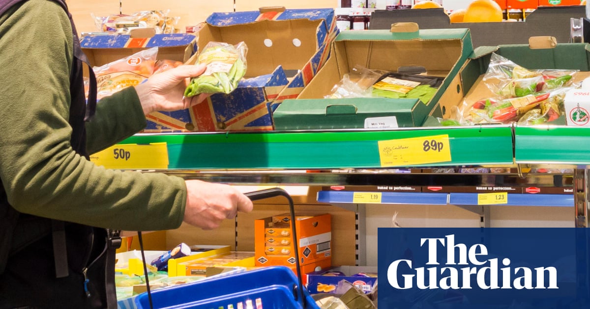 UK inflation falls sharply to 3.2% amid slowdown in food price rises