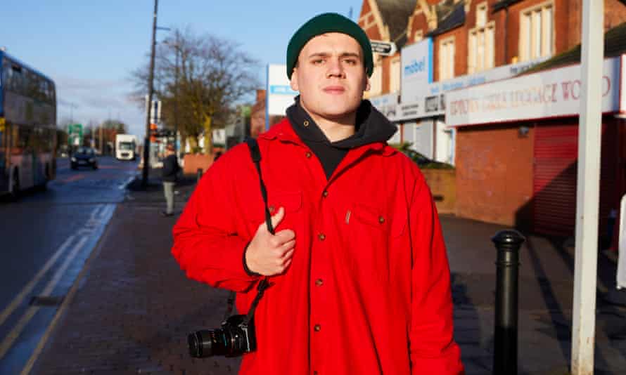Eliot Riley, 24, in Longsight, Manchester