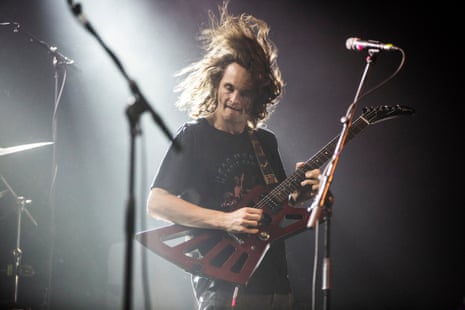 King Gizzard &amp; the Lizard Wizard playing at Glasgow’s Barrowlands Ballroom.