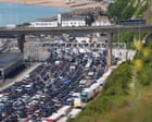 Extra EU border checks suspended at Dover as travellers face delays in heat