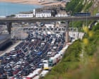 Extra EU border checks suspended at Dover as travellers face delays in heat