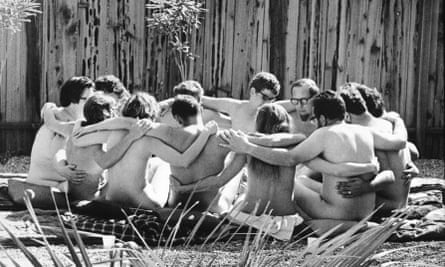A therapy session at the Esalen Institute, California, 1968.