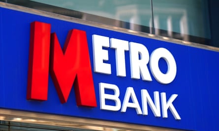 Metro Bank sign on a branch