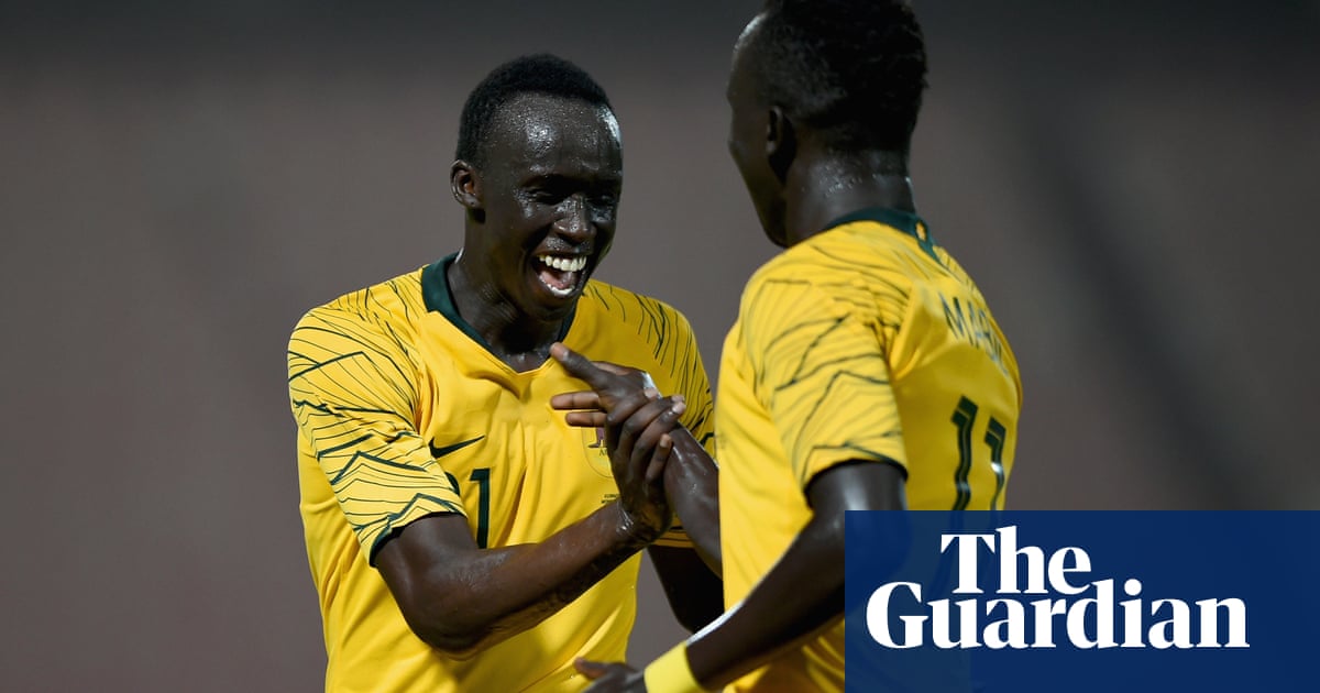 ‘I feel like I’m dreaming’: Awer Mabil on scoring on Socceroos debut – v...
