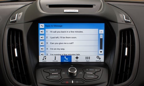 The new infotainment system in the new 2016 Ford Escape