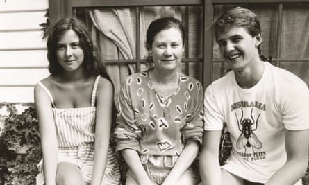 Louise, Valerie and Tim Olsen at Pearl Beach in 1983.