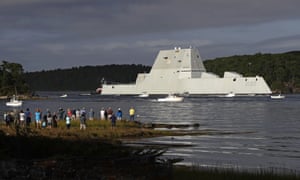 The Zumwalt sustained an engineering problem in the Panama Canal and had to be towed to port. 