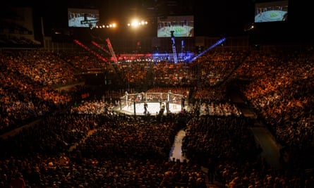A packed crowd at the O2 Arena.