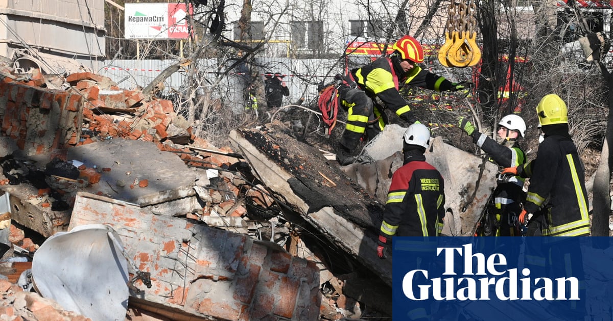 Ukraine war briefing: rescuers comb through rubble after Russian attack kills at least 26