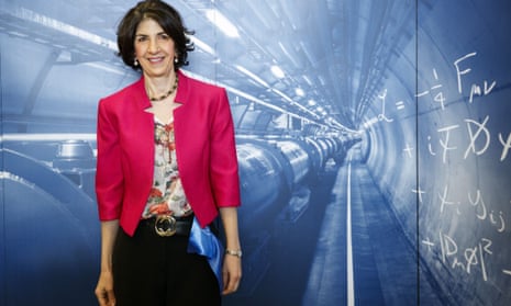 Director general of Cern, Fabiola Gianotti, at the inauguration of the LINAC 4 linear accelerator, in Meyrin near Geneva, Switzerland, 9 May 2017. 