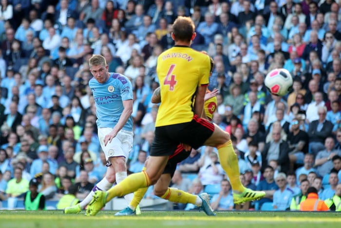 Kevin De Bruyne fires in the eighth