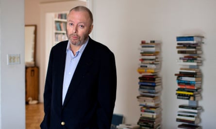 Christopher Hitchens, soon after his cancer diagnosis, at home in Washington, DC.