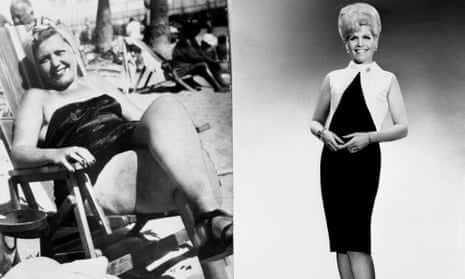 Before and after photos of Jean Nidetch, the founder of Weight Watcher, c1965.