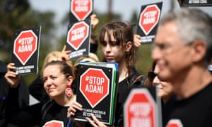Anti-Adani protesters
