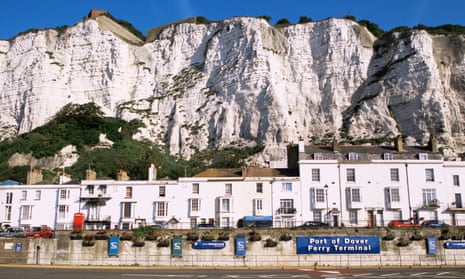 ‘People are just getting on with their lives’ … Dover, complete with white cliffs.