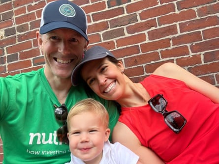 Nick Hungerford with his wife Nancy and their daughter Elizabeth.