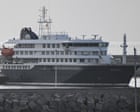 ‘It was either this or the pool’: hantavirus ship becomes latest Tenerife tourist attraction