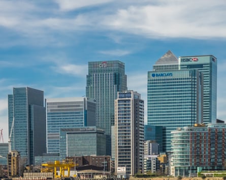 Banks in Canary Wharf
