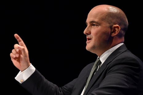 Jake Berry addressing the Conservative conference yesterday.