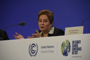 Patricia Espinosa, the executive secretary of the UNFCCC